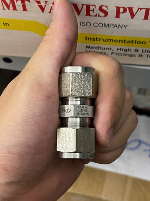 PMT Union SS316 IU-8 | Đầu Nối Thẳng Tube Fitting