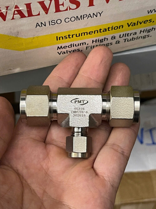 PMT Reducing Union Tee SS316 IMRUT8-4 | Tê Giảm Nối Ống Instrumentation
