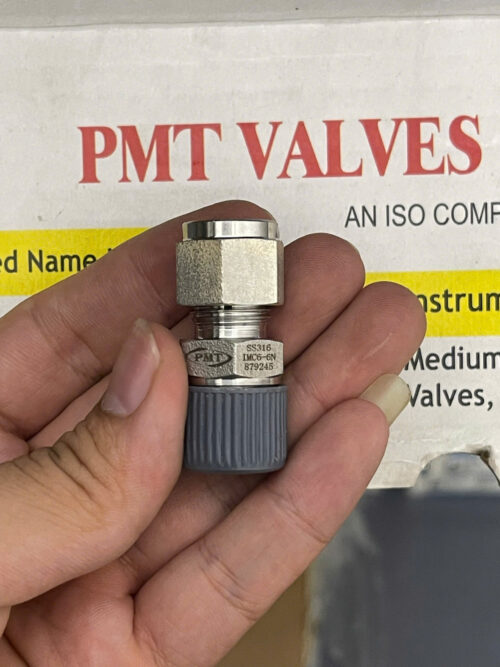 PMT Male Connector SS316 IMC6-6N | Đầu Nối Thẳng Ren Ngoài