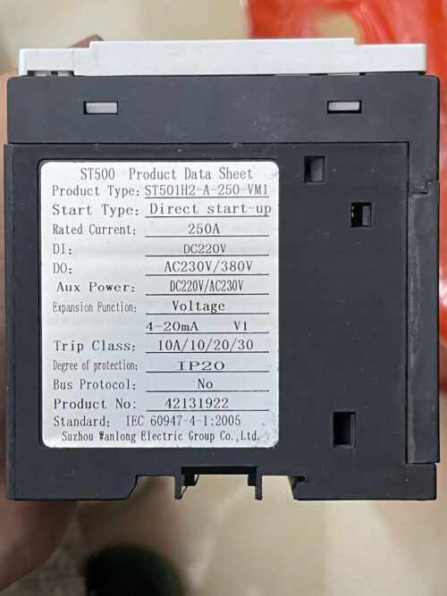 Wanlong ST501H2-A-250-VM1 Soft Starter 250A | Bộ Khởi Động Mềm Động Cơ 250A